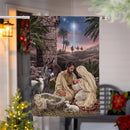 Brilliant Nativity Suede House Flag