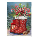 Winter Boots Suede House Flag