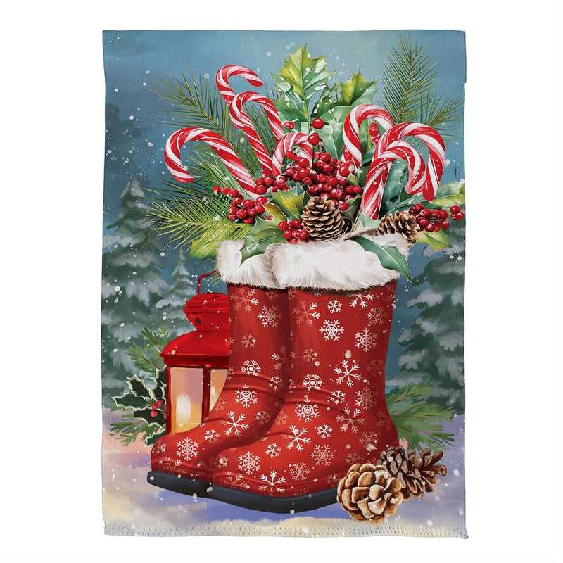 Winter Boots Suede House Flag