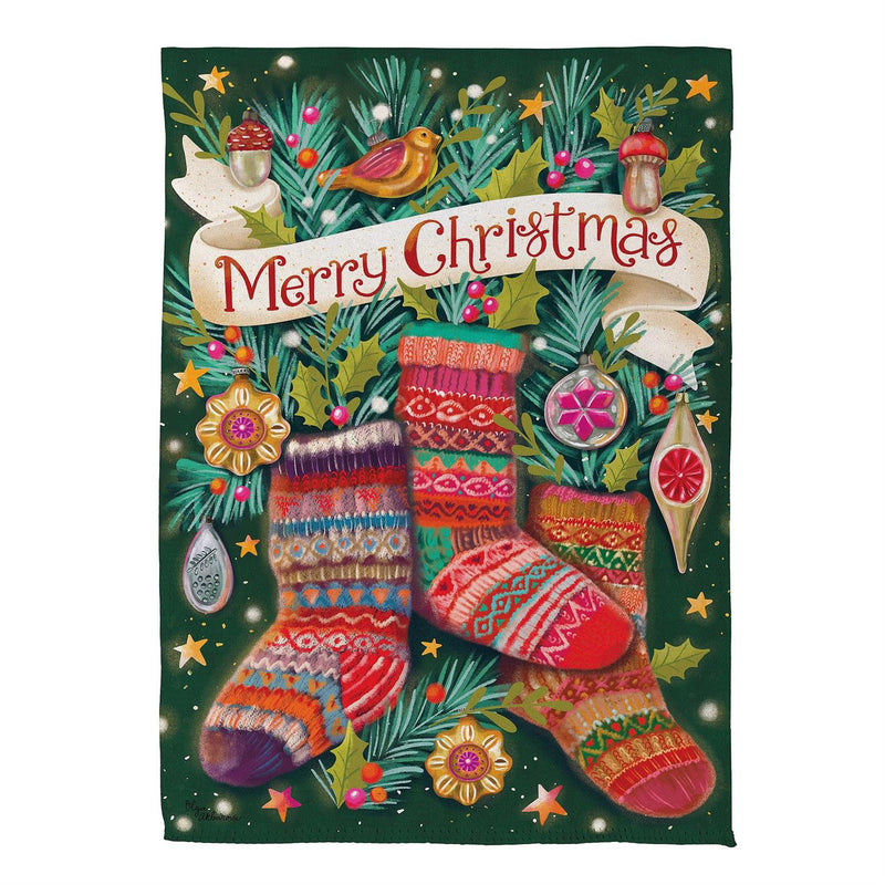 Sock Ornaments Suede House Flag