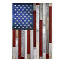 Wood Stripe American Flag Suede House Flag