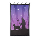 Nativity Wise Sheppard Nativity Shadow Scapes Window Shade