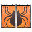 Black Spider Shadow Scapes Window Shade, Set of 2