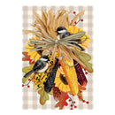 Ornamental Corn Burlap Garden Flag_x000D_