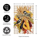 Ornamental Corn Burlap Garden Flag_x000D_