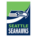 Seattle Seahawks Burlap Flag GDN Size