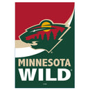 Minnesota Wild Burlap Flag GDN Size