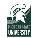 Michigan State University Burlap Flag GDN Size