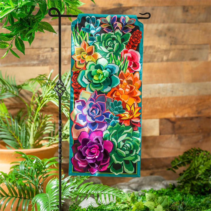 Summer Succulent Everlasting Impression Textile D√©cor