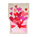 Envelope of Wishes Garden Linen Flag