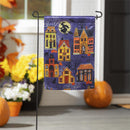 Halloween Village Garden Lustre Flag