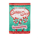 Sweet Shop Christmas  Lustre Garden Flag
