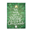 We Wish You a Merry Christmas Lustre Reversible Garden Flag