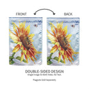 New Morning Sunflower Lustre Garden Flag