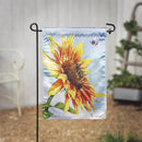 New Morning Sunflower Lustre Garden Flag