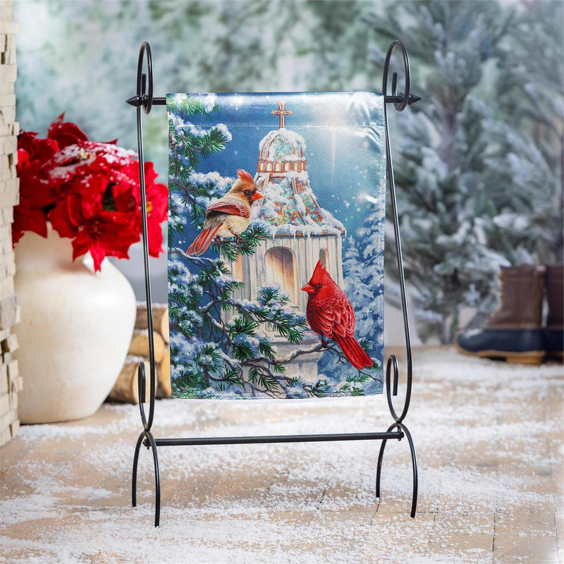 Cardinal Lamp Post Lustre Garden Flag