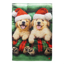 Cozy Goldies Lustre Garden Flag_x000D_