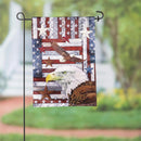 Eagle Moire Garden Flag