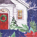 Holy Night Moire Garden Flag