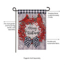 Country Berry Wreath Moire Garden Flag