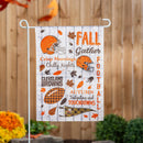 Cleveland Browns Fall Seasonal Moire Garden Flag