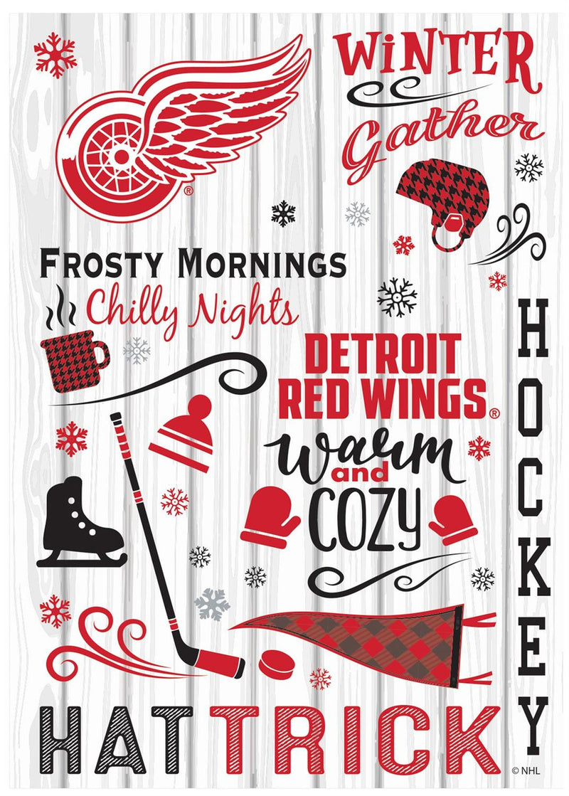 Detroit Red Wings, Moire Flag, GDN, Fall Seasonal