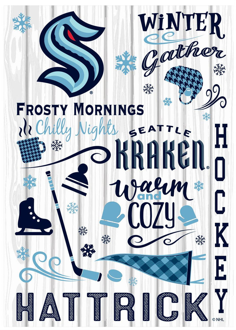 Seattle Kraken, Moire Flag, GDN, Fall Seasonal