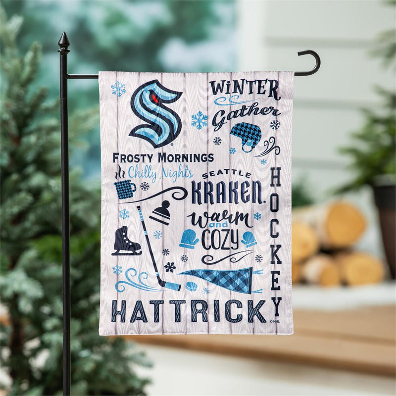 Seattle Kraken, Moire Flag, GDN, Fall Seasonal