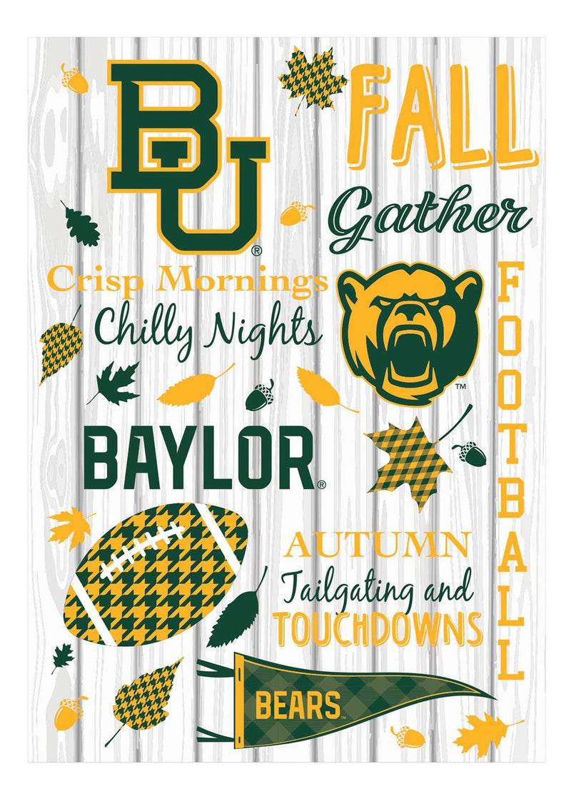 Baylor University, Moire Flag, GDN, Fall Seasonal