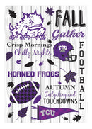 Texas Christian University, Moire Flag, GDN, Fall Seasonal