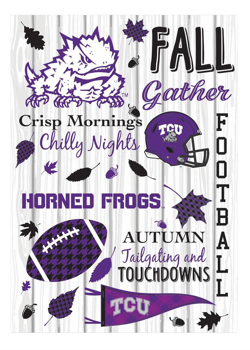 Texas Christian University, Moire Flag, GDN, Fall Seasonal