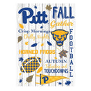 University of Pittsburgh Fall Seasonal Moire Garden Flag