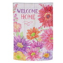 Welcome Home Spring Suede Garden Flag