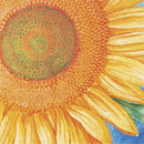 Welcome Sunflower Suede Garden Flag