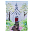 Church House Suede Garden Flag