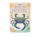 Our Beach House Suede Garden Flag