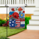 RWB Jars Suede Garden Flag