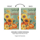 Grateful Gatherings Suede Garden Flag_x000D_