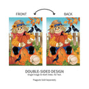 Friends & Scarecrow Suede Garden Flag_x000D_