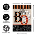 Polka Dots & Stripes Boo Suede Garden Flag_x000D_