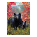 Berry Hunting Suede Garden Flag