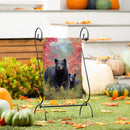 Berry Hunting Suede Garden Flag