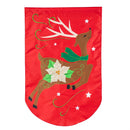 Dancing Deer Basic Applique House Flag