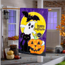 Halloween Friends Applique House Flag