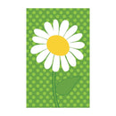 White Daisy Basic Applique House Flag