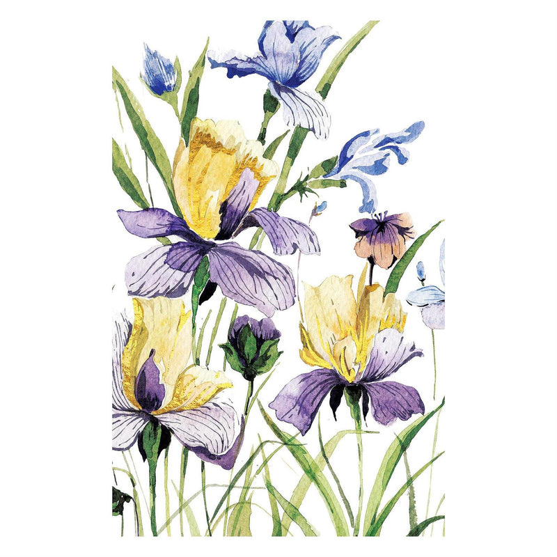 Golden Lilac Applique House Flag