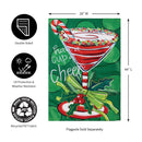 Have A Cup Of Cheer Applique House Flag