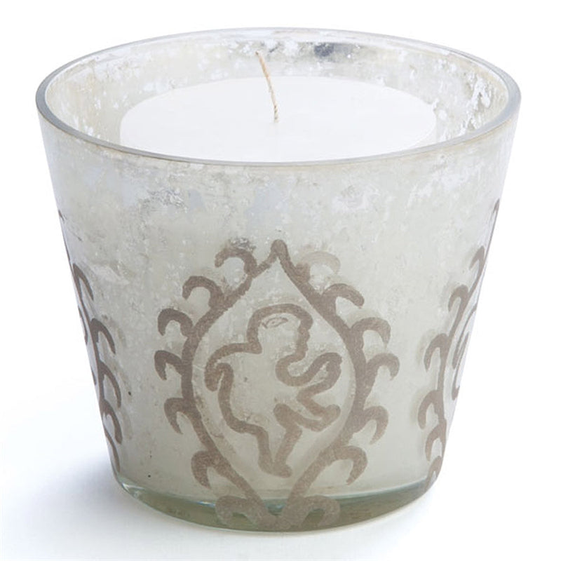 Napa Home Garden, HAYWORTH PAISLEY ETCHED VOTIVE,1512