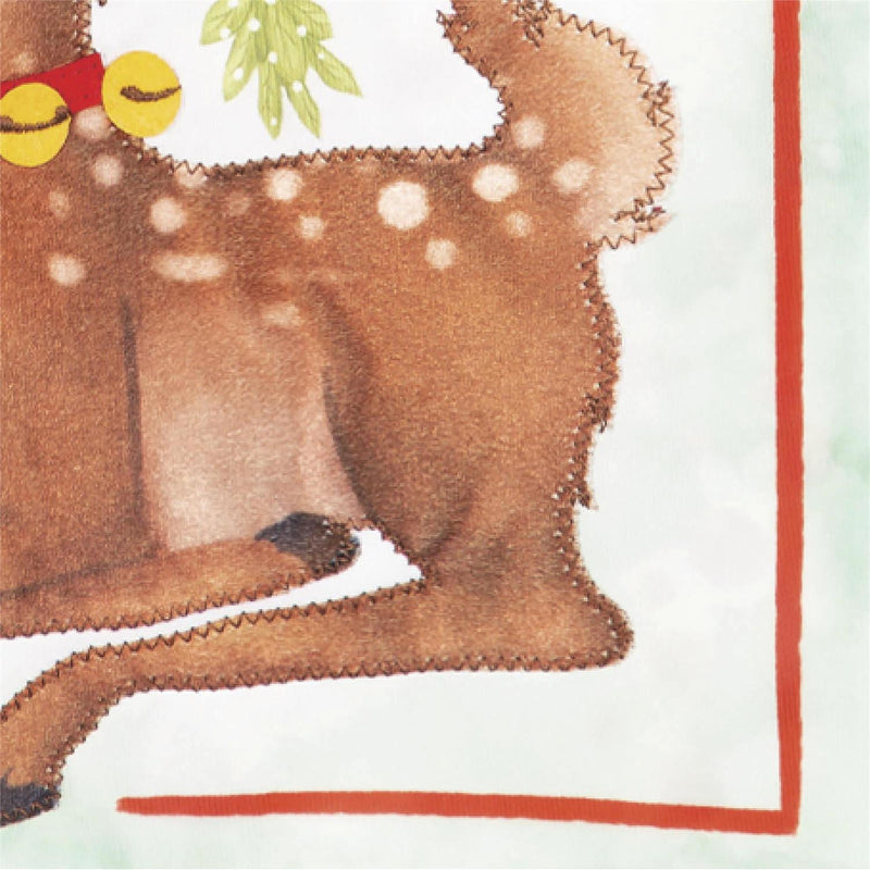 Seasons Greetings Applique House Flag