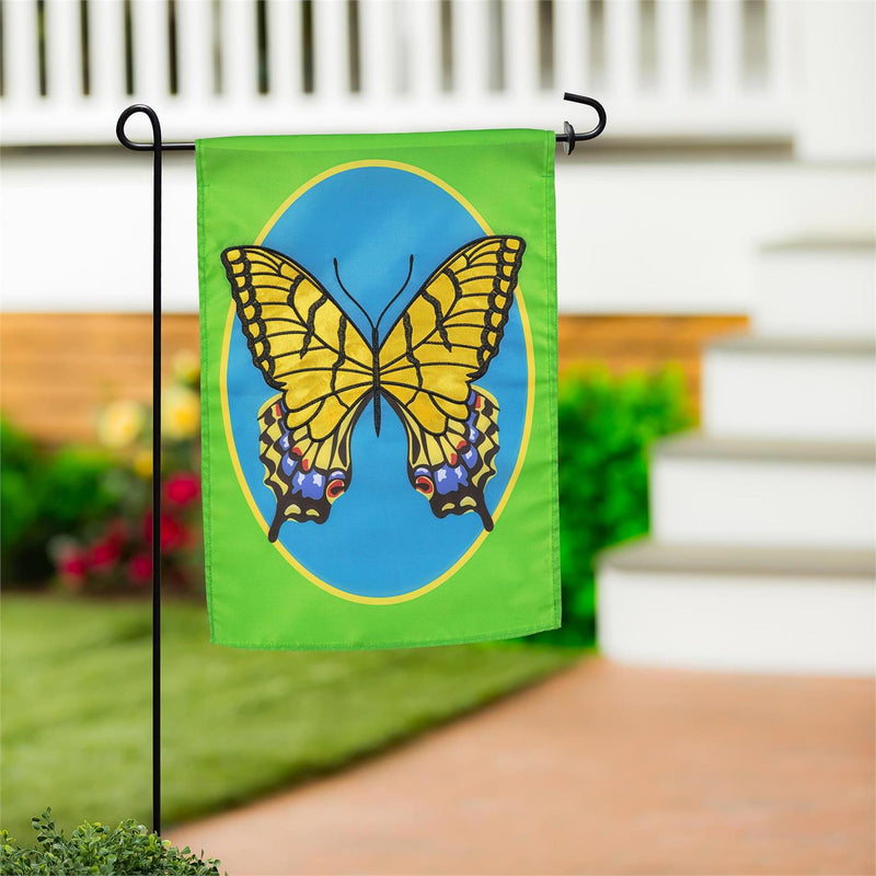 Butterfly Swallowtail Basic Applique Garden Flag